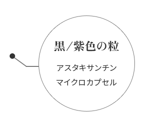 ザ・ブライトワン 黒と紫色の粉