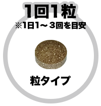 メタプラス 糖質ケアは1日1
粒(1日1～3回)目安の粒タイプ